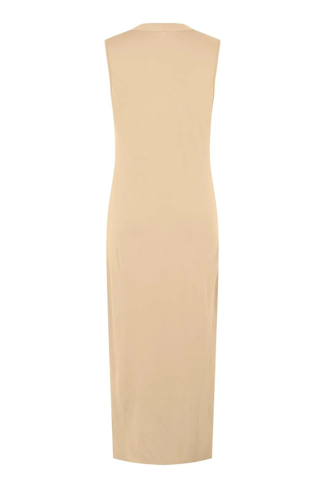 Elegant V-Neck Sleeveless Maxi Dress