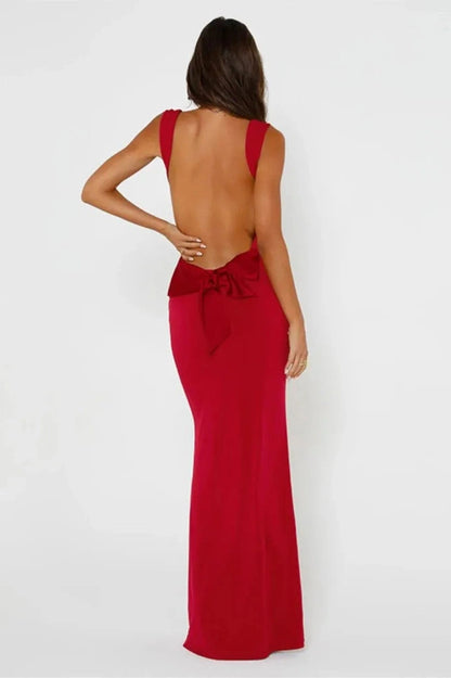 Spaghetti Strap Bodycon Maxi Dress