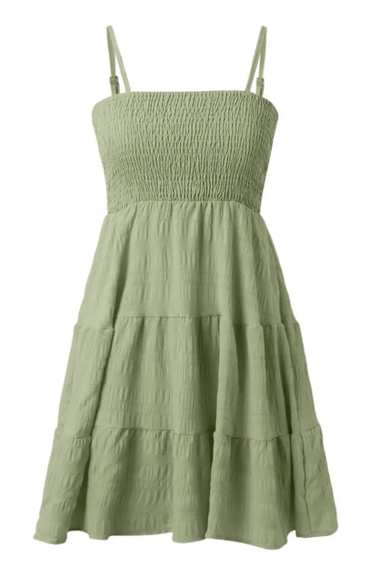 Sleeveless A-Line Short Dress