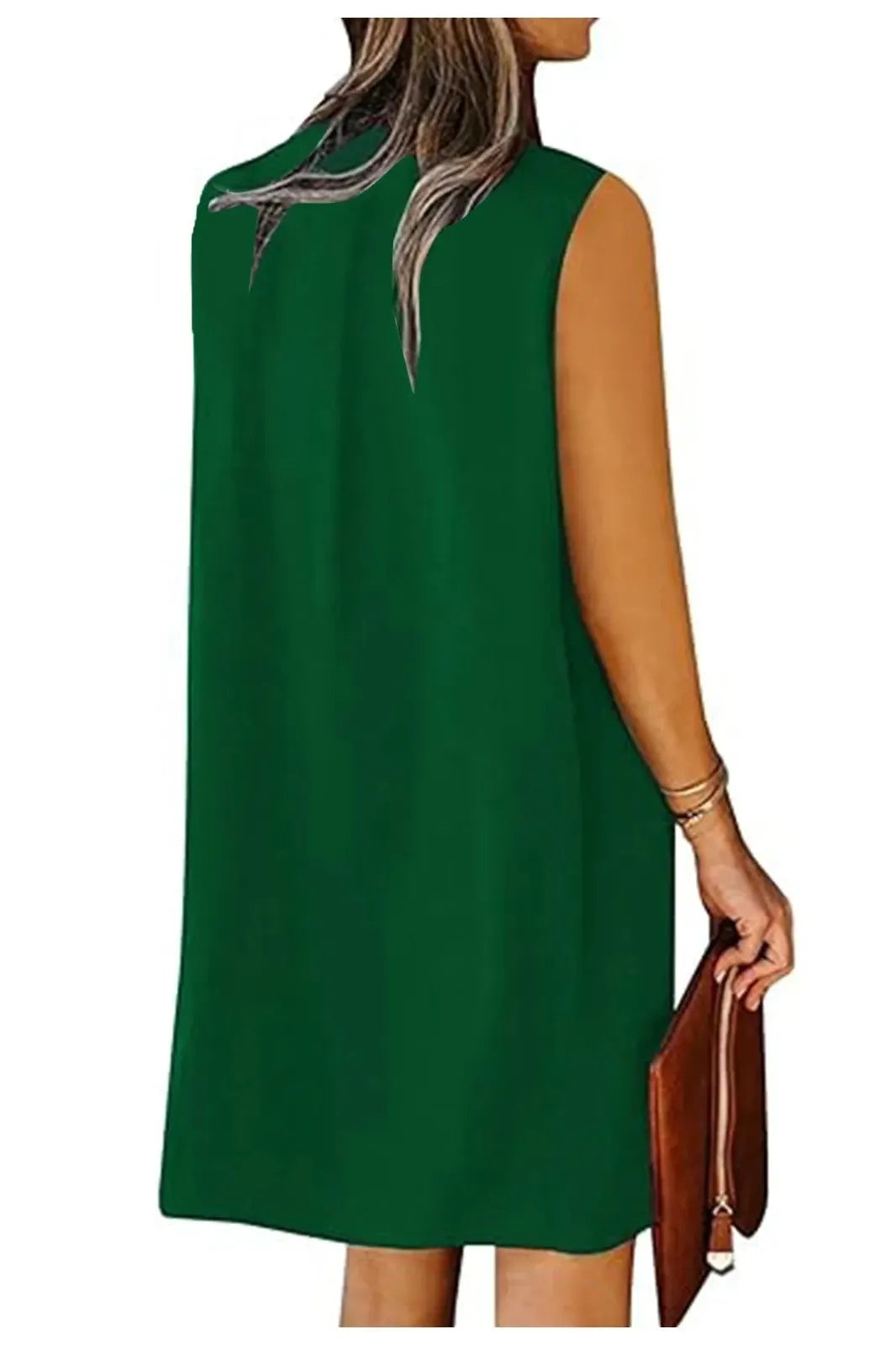 Elegant Sleeveless Midi Dress