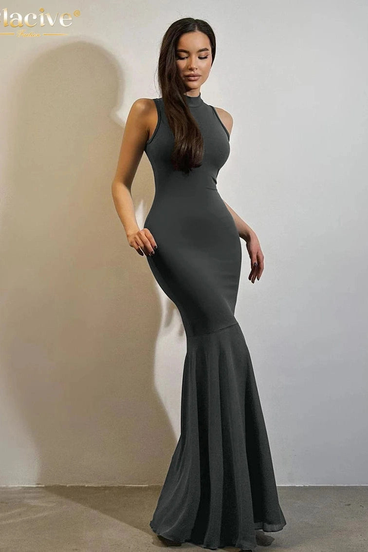 Sleeveless Bodycon Maxi Dress