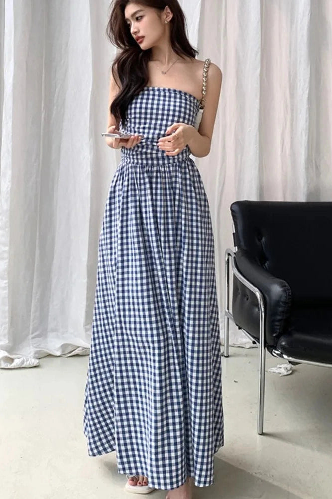 Sleeveless A-Line Maxi Dress