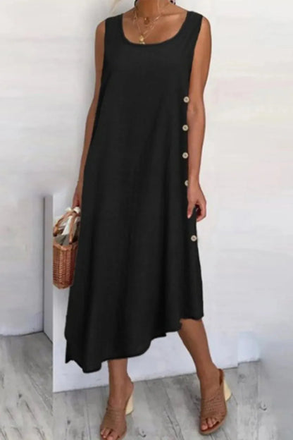 Sleeveless Flowy Maxi Dress