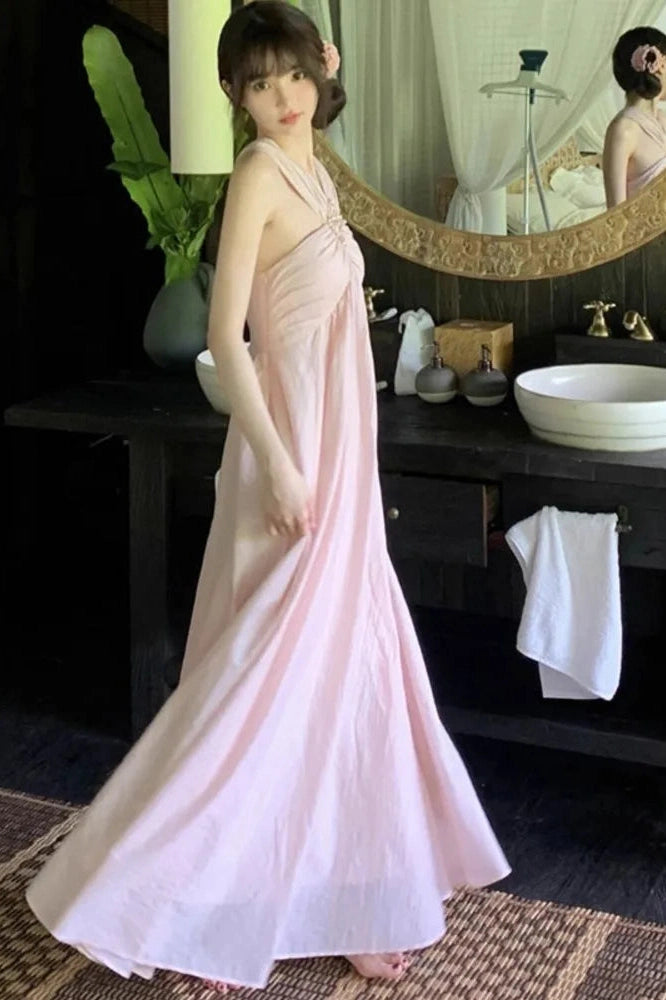 Elegant Sleeveless Maxi Dress