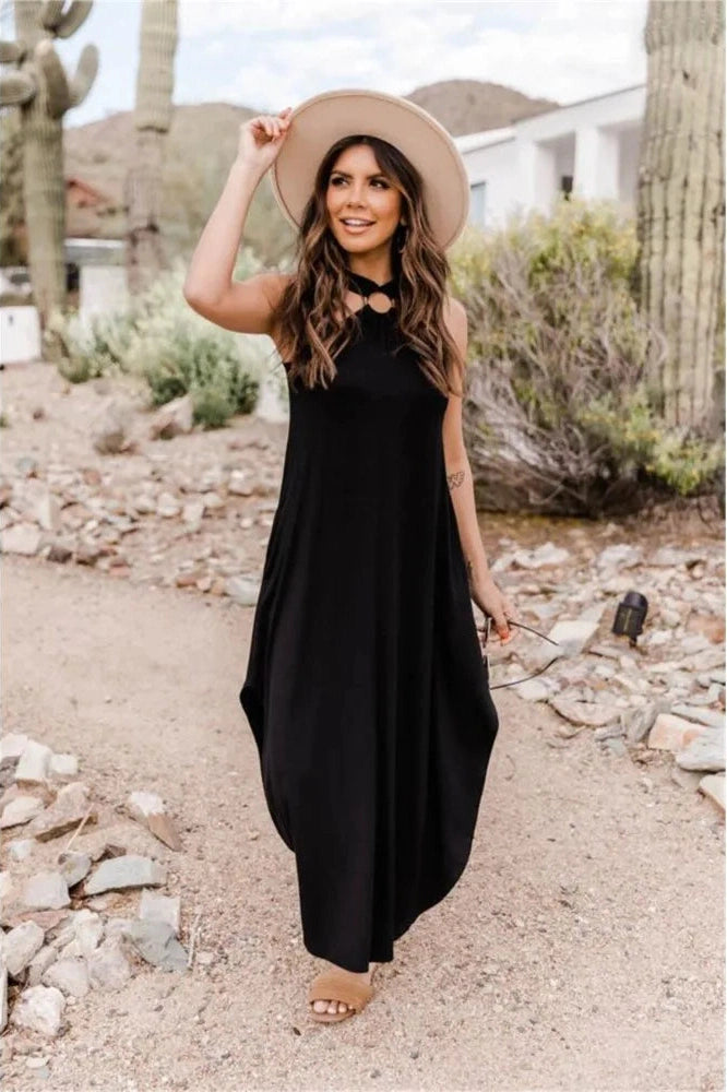 Off-Shoulder Irregular Maxi Dress