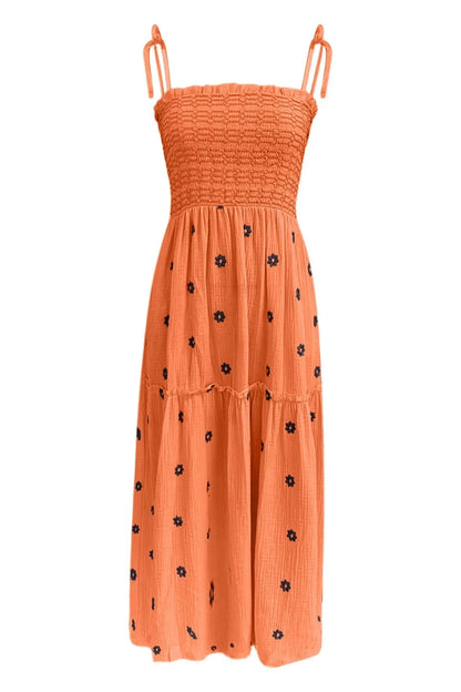 Elegant Spaghetti Strap Maxi Dress