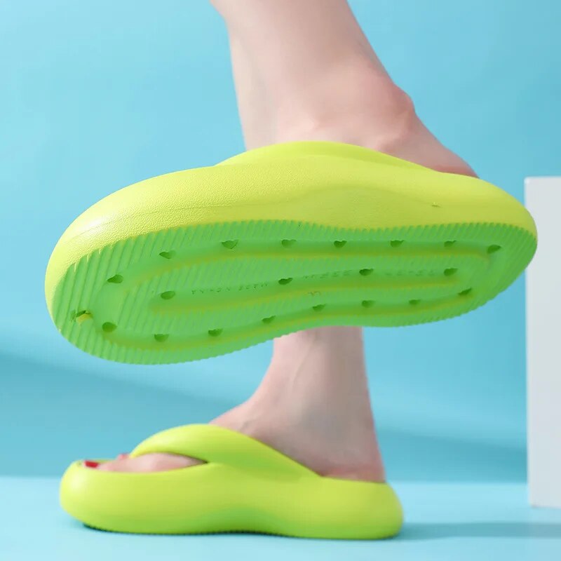 Trendy Women's Platform Flip Flops Slippers GOMINGLO
