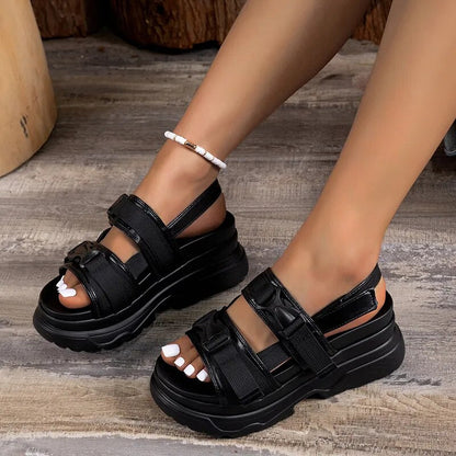 Women's Fashion Chunky Platform Thick Bottom Sandals GOMINGLO