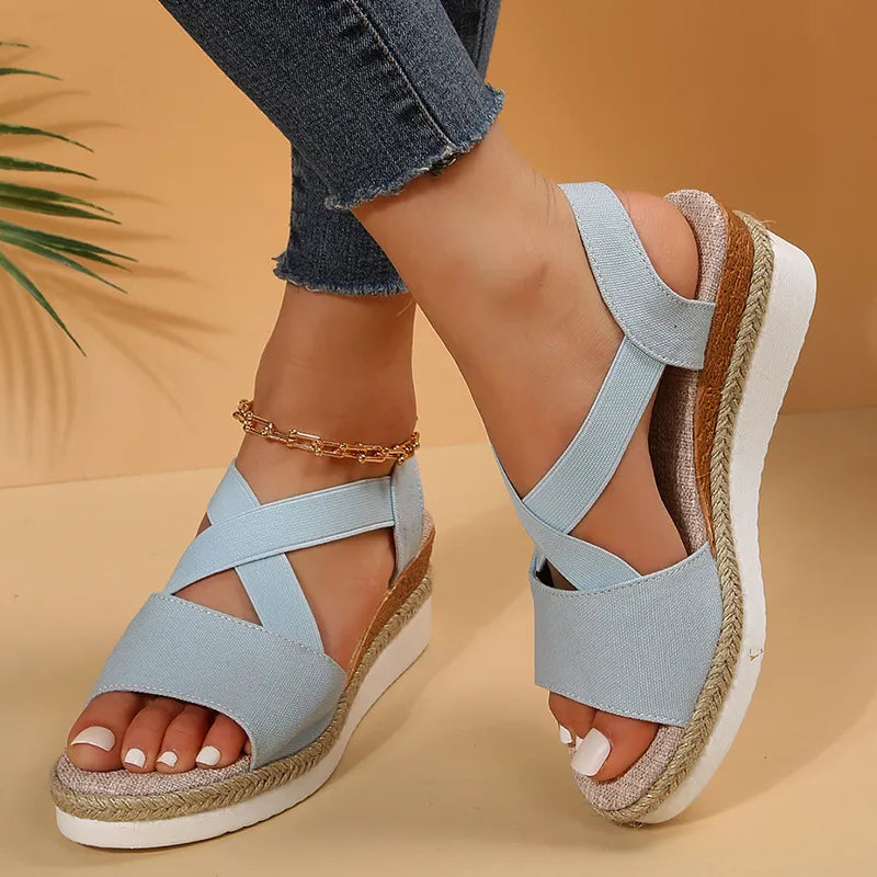 Women's Fashion Lightweight Platform Gladiator Sandals GOMINGLO