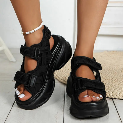 Women's High-Platform Chunky Wedges Sandals GOMINGLO