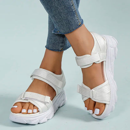 Women's Platform Thick Bottom Comfortable Casual Sandals GOMINGLO