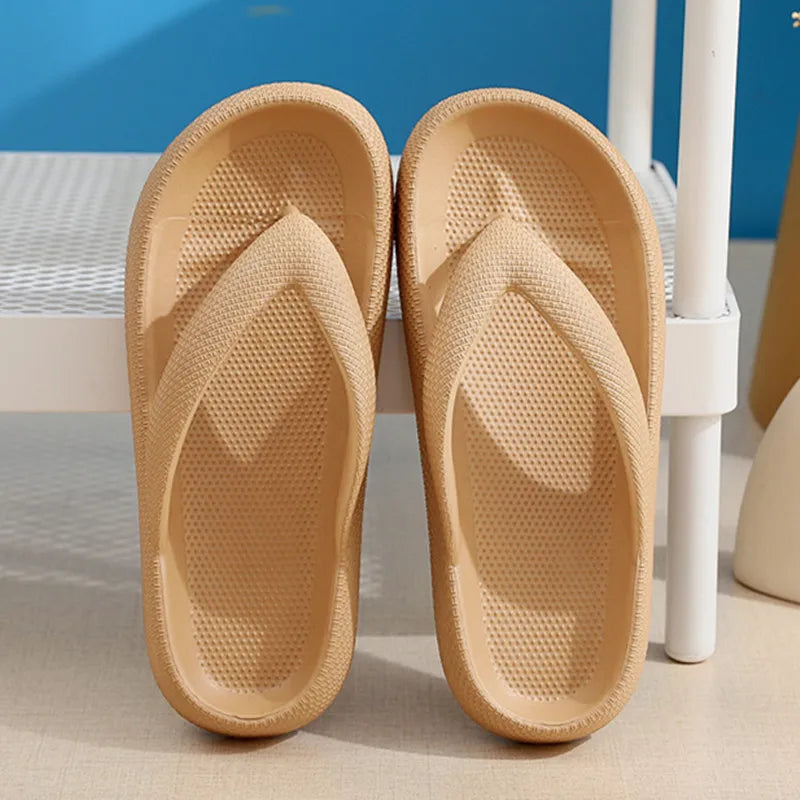 Women's Thick Platform Slides: Summer EVA Flip Flops Slippers GOMINGLO