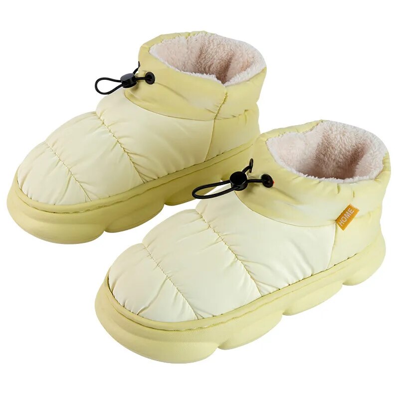 Women's Winter Waterproof Lightweight Warm Plush Ankle Boots GOMINGLO