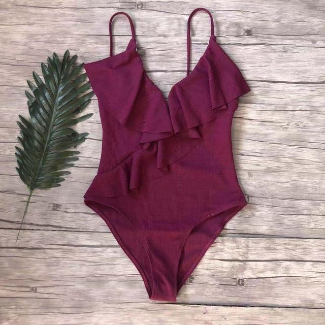 One-Piece Ruffle  Monokini