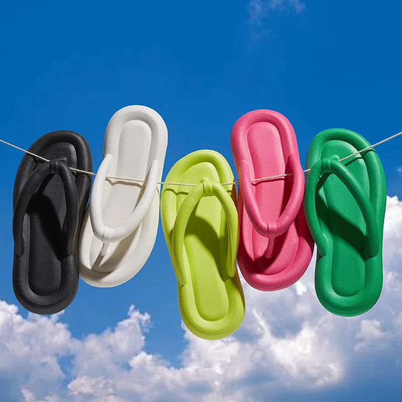 Gominglo - Candy Color Beach Flip Flops