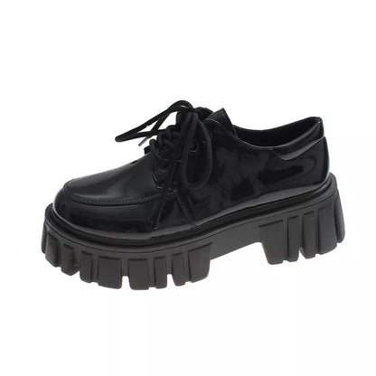 Gominglo -  Rimocy Patent Leather Platform Oxford Shoes