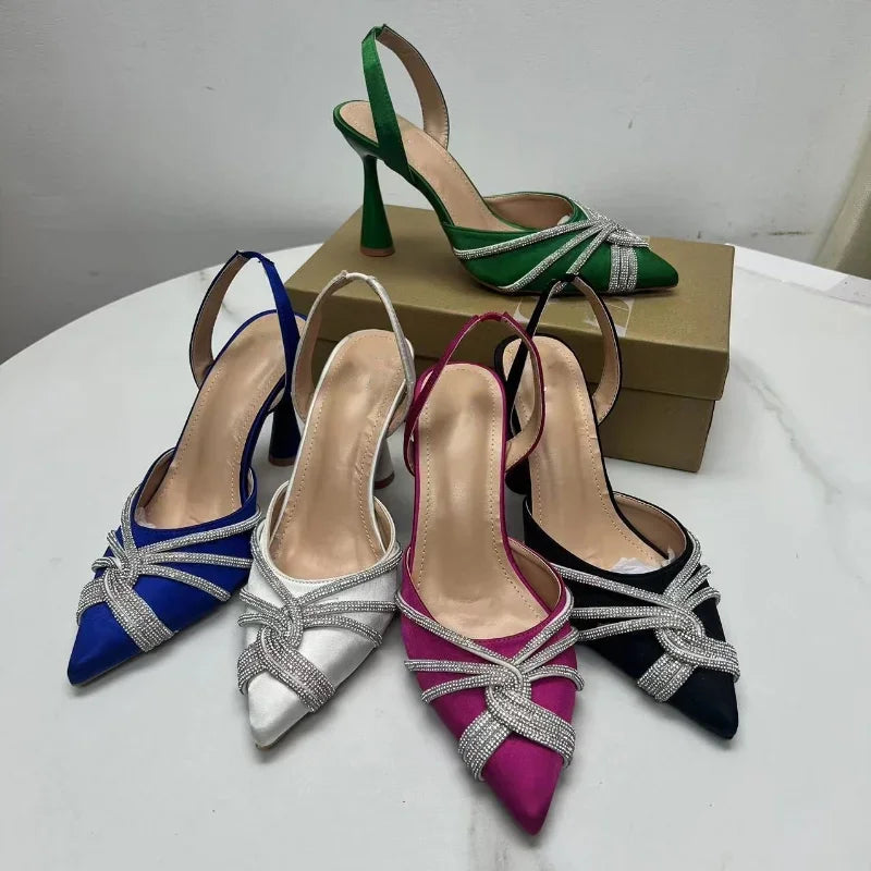 Gominglo- Fashionable High Heeled Sandals for Summer Parties