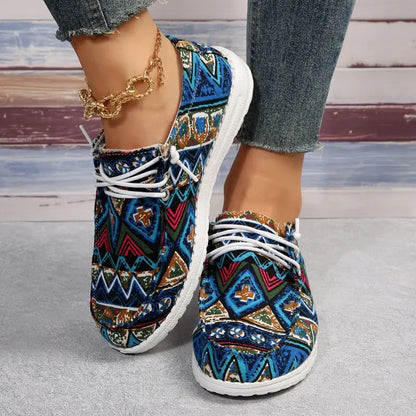 Gominglo -  Moroccan Style Print Flats