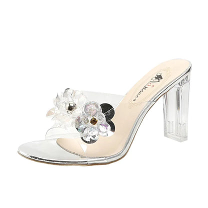 Gominglo - Rimocy Fashion Clear High Heels Sandals
