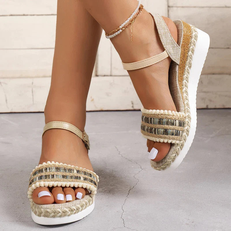 Gominglo -  Summer Women's Espadrille Wedge Sandals