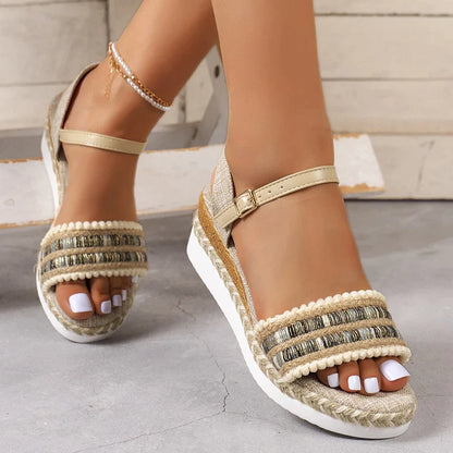 Gominglo -  Summer Women's Espadrille Wedge Sandals