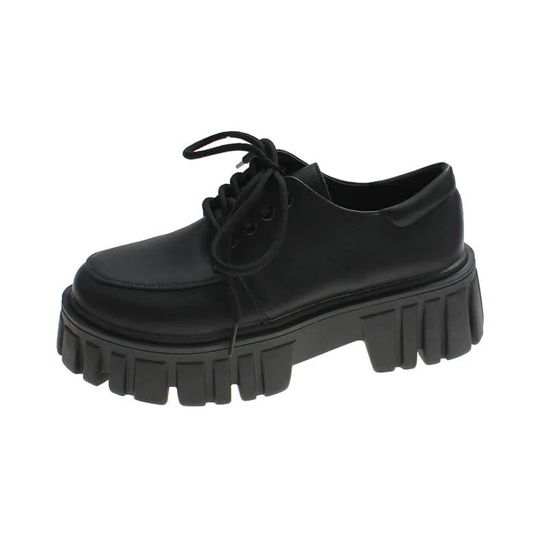 Gominglo -  Rimocy Patent Leather Platform Oxford Shoes