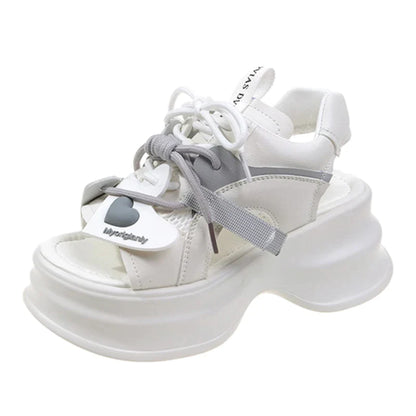 Gominglo - Summer Fashion Sports Platform Sandals for Women, Thick Bottom Wedge