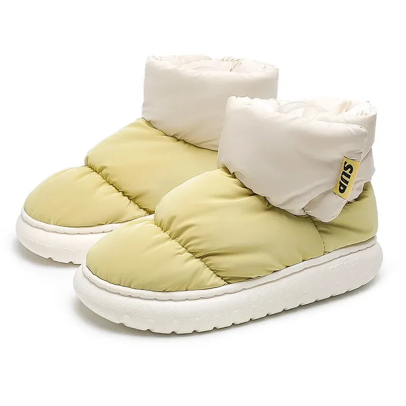 Gominglo -  Winter Boots Thick Bottomed, Fashionable Plush Shoes for Women