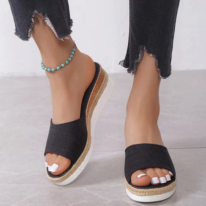 Gominglo - Summer Rimocy Casual Wedge Slippers