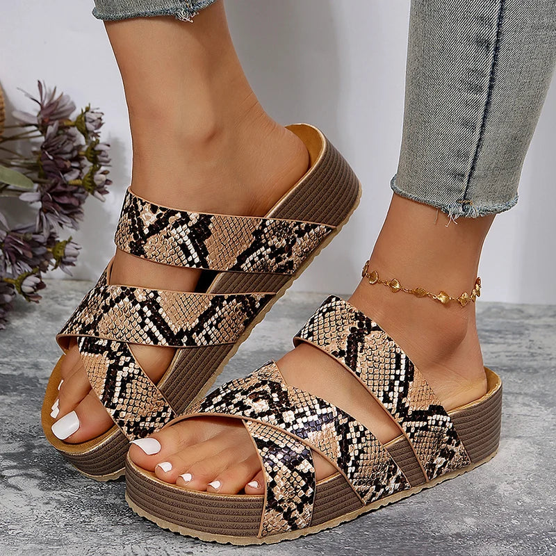 Gominglo - Summer Fashion Flatform Sandals Non-Slip Platform Clogs