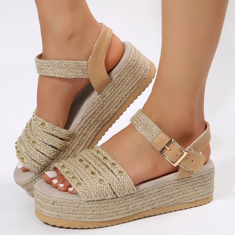 Gominglo -  Women's Chunky Platform Sandals with Thick Bottom