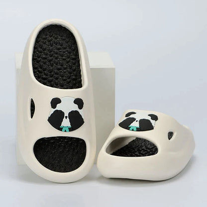 Gominglo - Panda Slippers New Thick Bottom Platform for Women