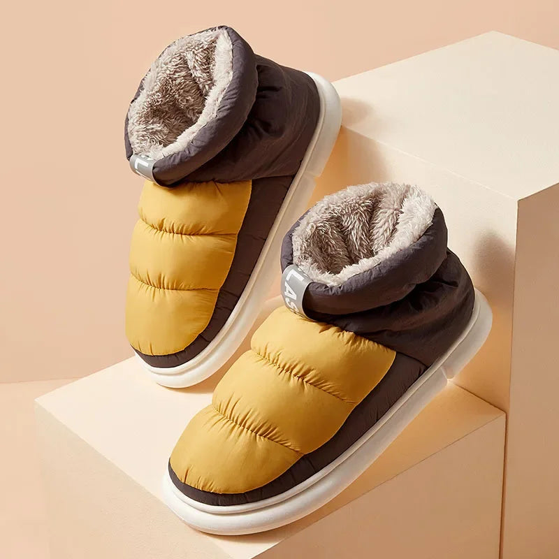 Gominglo - Cozy Winter Booties Plush Snow Boots for Women, Keeping Warm and Stylish