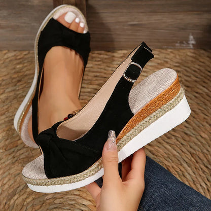 Gominglo - Summer Women's Peep Toe Wedge Sandals