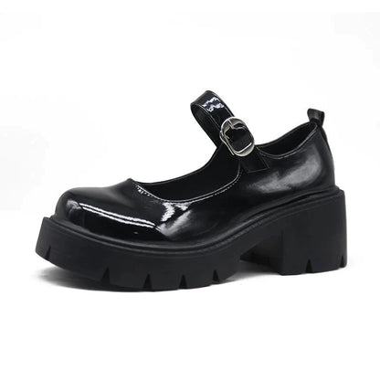 Gominglo - Elegance Rimocy Women's Patent Leather Mary Janes Lolita