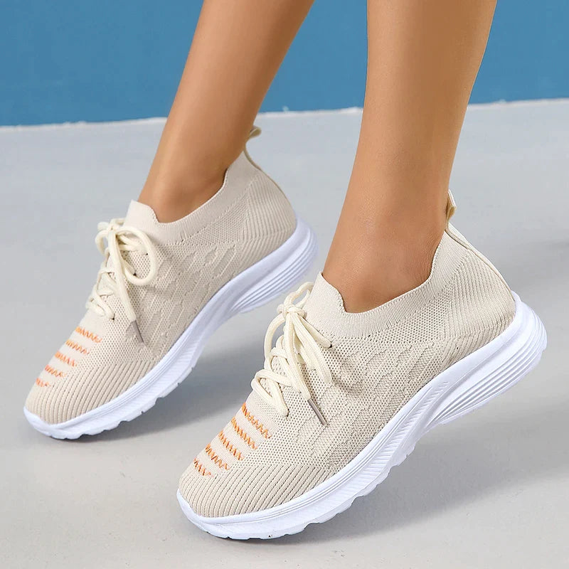 Gominglo - Breathable Mesh Platform Sneakers