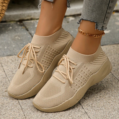 Gominglo - Large Size Comfortable Knitted Sneakers