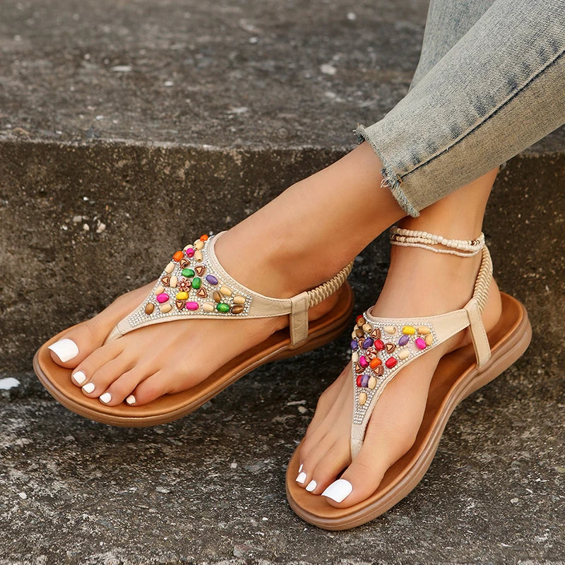 Gominglo - Summer Women's Bohemian Flat Sandals