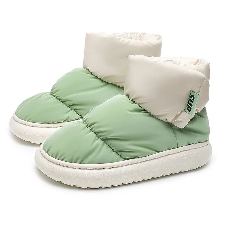 Gominglo -  Winter Boots Thick Bottomed, Fashionable Plush Shoes for Women