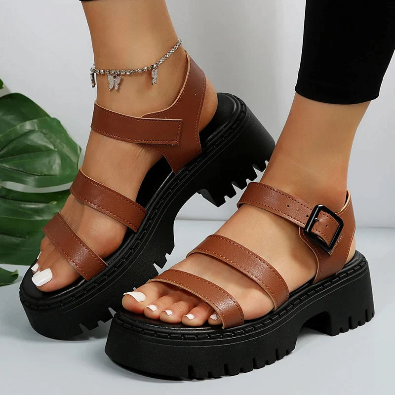 Gominglo - Summer Women's Punk Platform Wedge Sandals